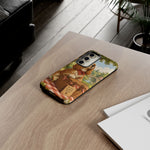 Cocker Spaniel Picnic Scene phone case | vintage dog art