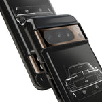 1969 Camaro Black Restomod Front Tough Phone Case Cover Gift