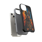 Doberman Bandana Portrait Tough Phone Case - Color Splash