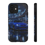 Skyline GT-R R34 Bayside Blue Tokyo Night Art Tough Phone Case