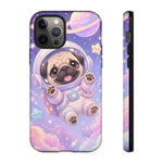 Cute Astronaut Pug Phone Case | Space Puppy Galaxy Stars