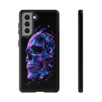 Holographic Skull Phone Case, Shattered Glass Iridescent Cover