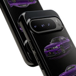 Purple R33 Skyline GTR JDM Sports Car Phone Case Tough Multi View