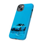 RX-7 Cyan Studio Phone Case Studio Color Match Car Art