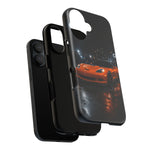 Orange C6 Neon Car Meet Tough Phone Case