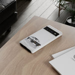 White AE86 Phone Case, JDM Drift Icon Tough Cover