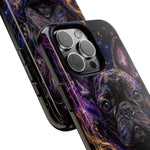 French Bulldog Galaxy Marble Art Tough Phone Case