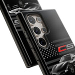 Black C5 Phone Case American Sports Car Tough Cover Gift