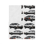 1985 Corolla AE86 Trueno Microfiber Throw Blanket JDM Car Gift