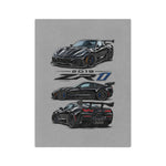 2019 ZR1 C7 Illustration Velveteen Blanket | Triple View Sports Car