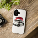 NSX Retro Mount Fuji Illustration JDM phone case | Tough Cover