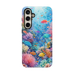Underwater Coral Reef Phone Case | Colorful Tropical Fish Ocean Scene