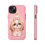 Shih Tzu Princess Kawaii Chibi Puppy Pet Dog Art Tough Phone Case
