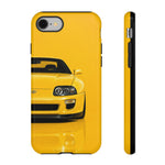 Yellow Supra Phone Case, MK4 90s JDM Legend Tough Protective Cover for Men