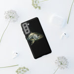 Snook Fishing Phone Case, Saltwater Portrait Black Cover, Gift