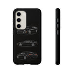 Black 300ZX Sports Car Tough Phone Case - Multi View