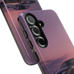 Sunset Skyline GT-R R32 phone case | car reflection, purple dusk