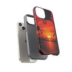 Basketball Court Sunset Phone Case | Tough Phone Case