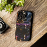 67 GTO Phone Case Purple, Rainy City Night Muscle Car Tough Cover