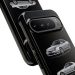 Silver Prelude Sports Coupe Tough Phone Case for JDM Fans