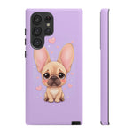 French Bulldog Bat Ears Kawaii Pet Dog Art Tough Phone Case