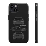 1986 Supra Triple View Line Art JDM Tough Phone Case Cover