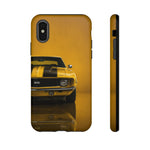 Classic Camaro SS Phone Case, Yellow 69 Muscle Car Cover, Gift for Guys