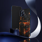 Challenger RT Phone Case, Rainy City Night Muscle Car Tough Cover