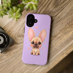 French Bulldog Bat Ears Kawaii Pet Dog Art Tough Phone Case