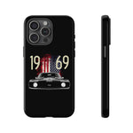 1969 Camaro SS American Flag Tough Phone Case Cover Gift Art