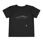 1990s Chevy Camaro Z28 SS Muscle Car Toddler T-Shirt Line Art Graphic Tee