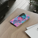Neon Cyber Geisha phone case | Tough Case