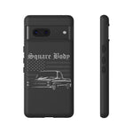 C10 Square Body Truck Phone Case Featuring Classic Chevy Pickup Artwork