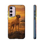 Rhodesian Ridgeback African Savanna Art Tough Phone Case