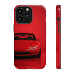 Red Miata Phone Case, NA MX5 90s JDM Roadster Tough Cover