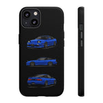 Blue 180SX JDM Sports Car Phone Case Tough Multi View