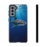 Tiger Shark Phone Case, Dappled Blue Water Tough Cover