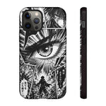 Manga Speed Lines Art Tough Phone Case