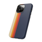 Retro Rainbow Stripe Phone Case | Tough Phone Case