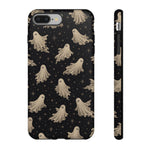 Vintage Ghost Pattern phone case | Halloween spooky stars design