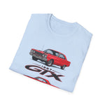 1967 Red GTX Muscle Car T-Shirt | Classic Auto Vintage Trio Tee