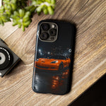 Orange C6 Neon Car Meet Tough Phone Case