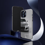Silver Camaro Phone Case, ZL1 American Muscle Car Tough Cover for Men Gift