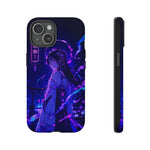 Neon Shrine Maiden phone case | Tough Case, anime vaporwave