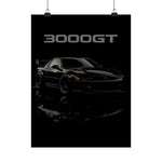 3000GT Poster Wall Art Print JDM Sports Car Garage Decor Gift