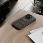Trans Am Phone Case Black Gold, Three-View Vector Tough Cover