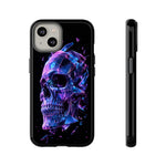 Holographic Skull Phone Case, Shattered Glass Iridescent Cover