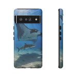 Cobia Ray Rider Tough Phone Case Ocean Wildlife Tough Cover Gift Art