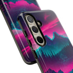 2 Rounds Canada Retina Artwork Vaporwave Phone Case – Landscape Aesthetic