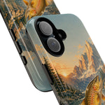Leaping Golden Trout Lake Scene phone case | Tough Cover